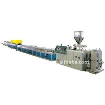 Plastic window and door profile extrusion line